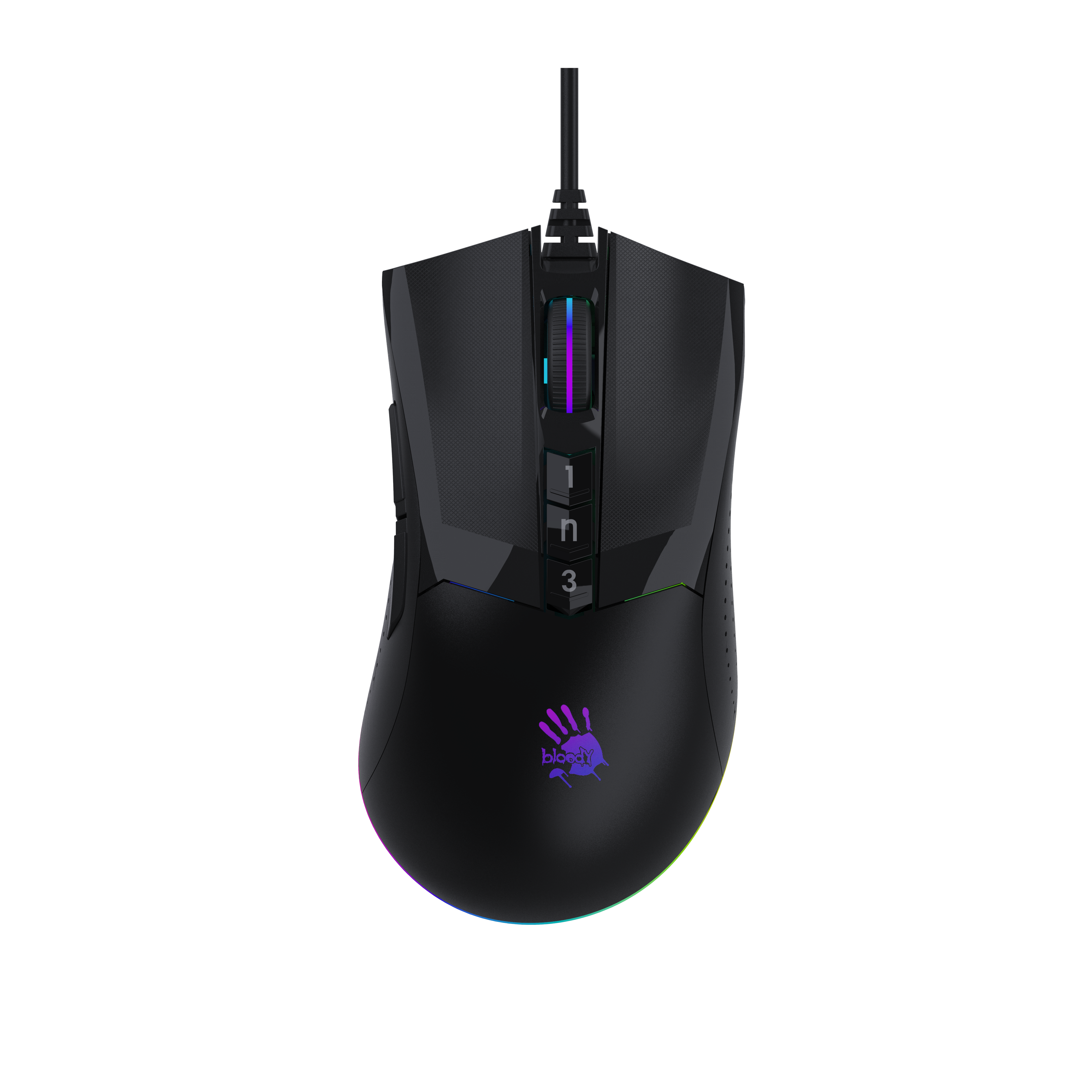 A4-Tech Bloody W90 Max 10K CPI Optik RGB Siyah Gaming Mouse