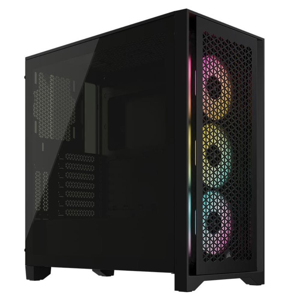 Corsair iCUE 4000D RGB AIRFLOW RM850E 850W 80+ GOLD ATX 3.0 Tempered Glass ATX Mid Tower Kasa Siyah CC-9020151-EU