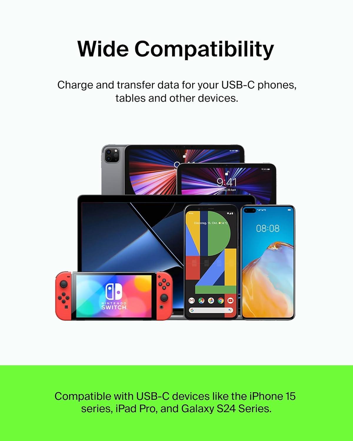 Belkin Boost Charge 60w USB-C - USB-C Kablosu 1m, Siyah