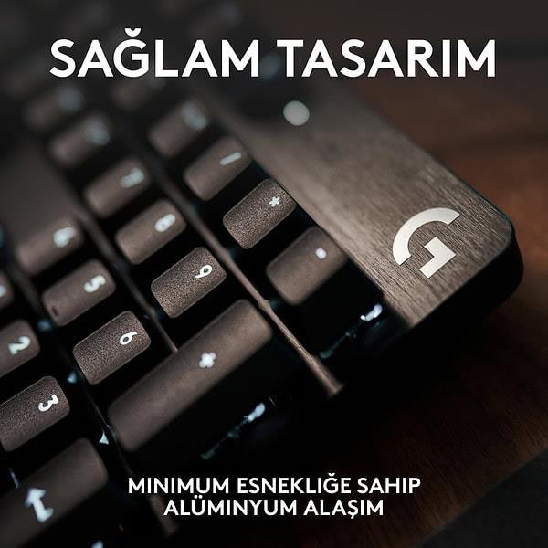 LOGITECH G413 SE AYDINLATMALI TAM BOYUTLU TÜRKÇE Q MEKANİK OYUN KLAVYESİ - SİYAH 920-010556
