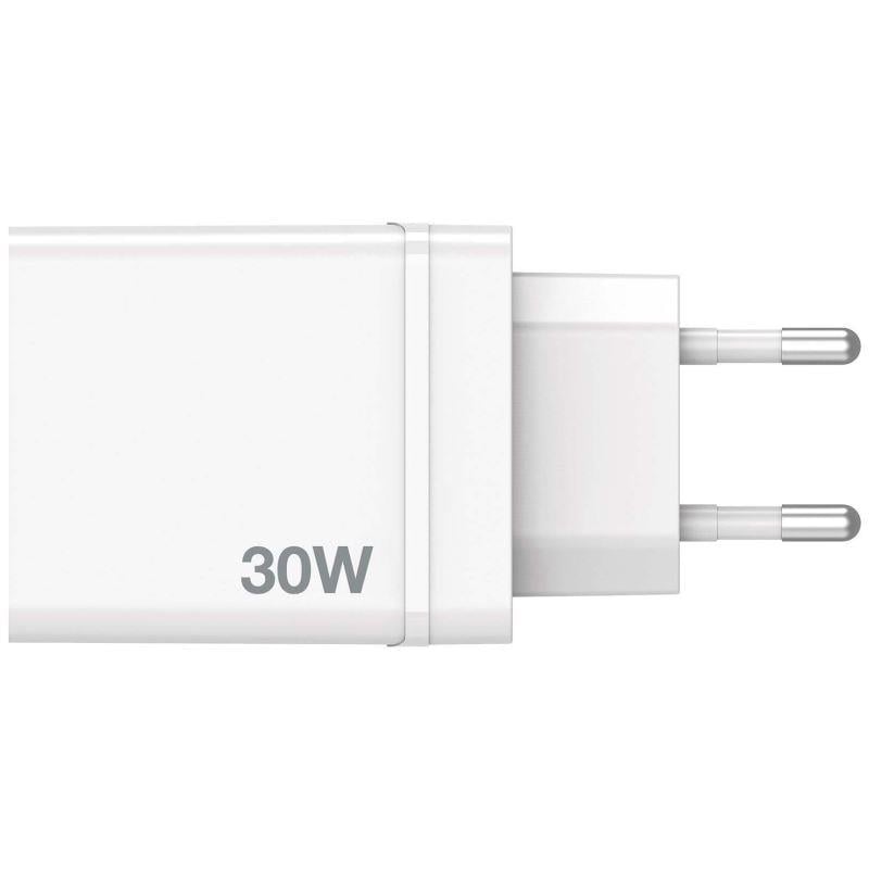 Verbatim 49701 CHR-30 30W 4 Bağlantı Noktalı USB Duvar Şarj Cihazı - Beyaz 1 x USB-C PD 20W / 1 x U
