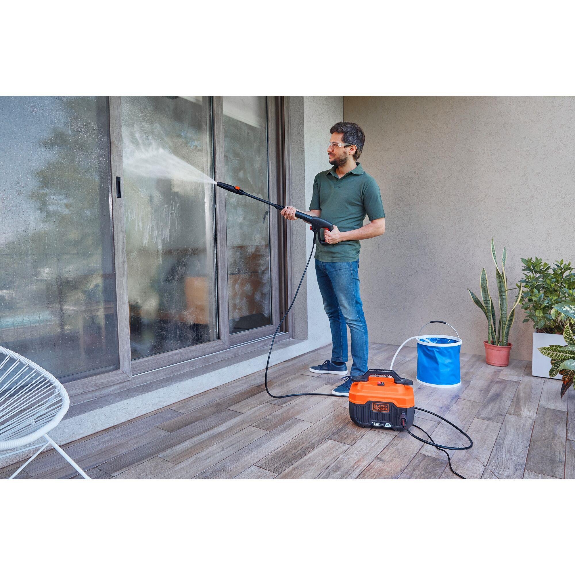 Black&Decker 1300Watt 110Bar Basınçlı Yıkama - Yatay - BEPW1300H-QS