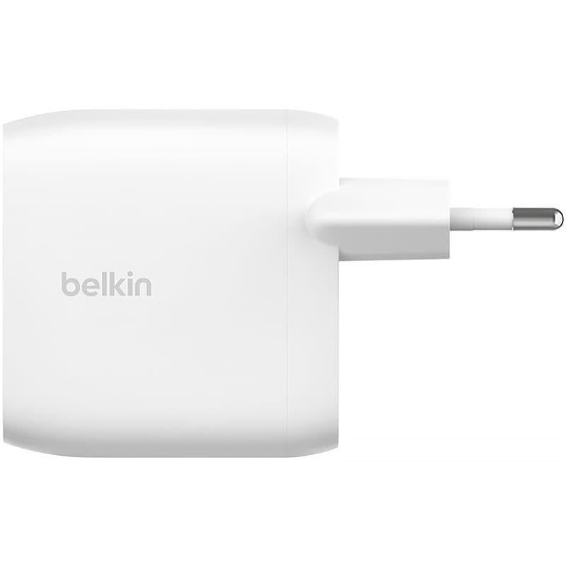 Belkin Boost Charge Çift USB-C  2x 30W USB-C PD 3.1 PPS 60W, Beyaz