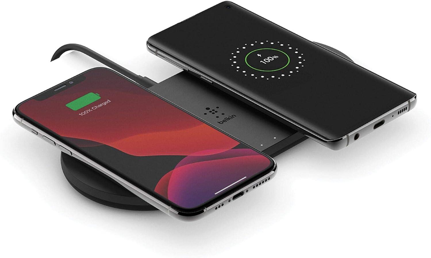 Belkin 10w İkili Kablosuz Şarj Cihazı - Siyah WIZ002VFBK 