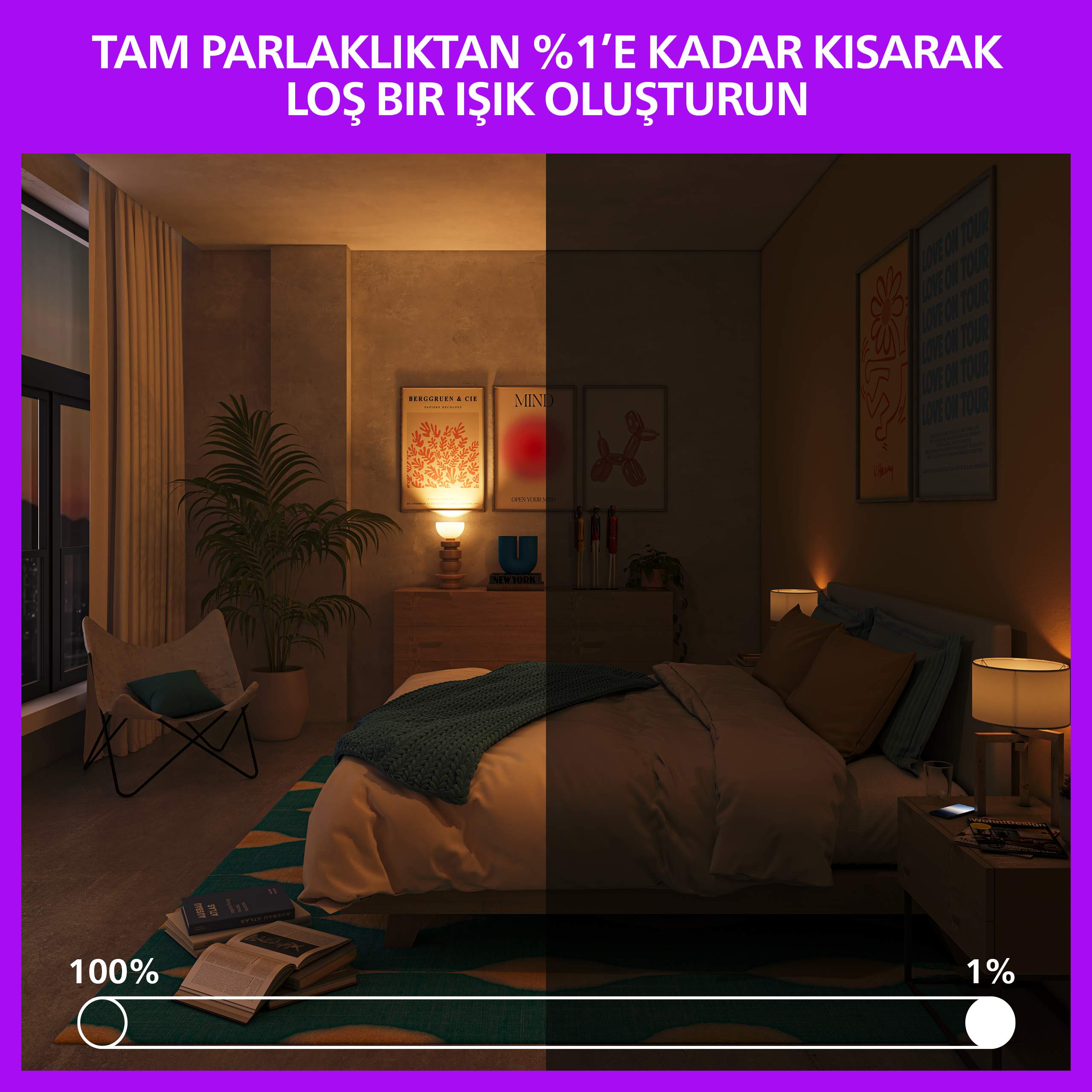 Philips Smart Lighting LED Ampul A80 E27 150W Eşdeğer RGB - Google Home, Alexa, HomeKit ve Matter uyumlu