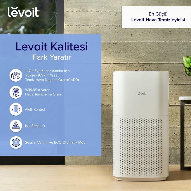 Levoit Core 600S Pro Akıllı Hava Temizleme Cihazı