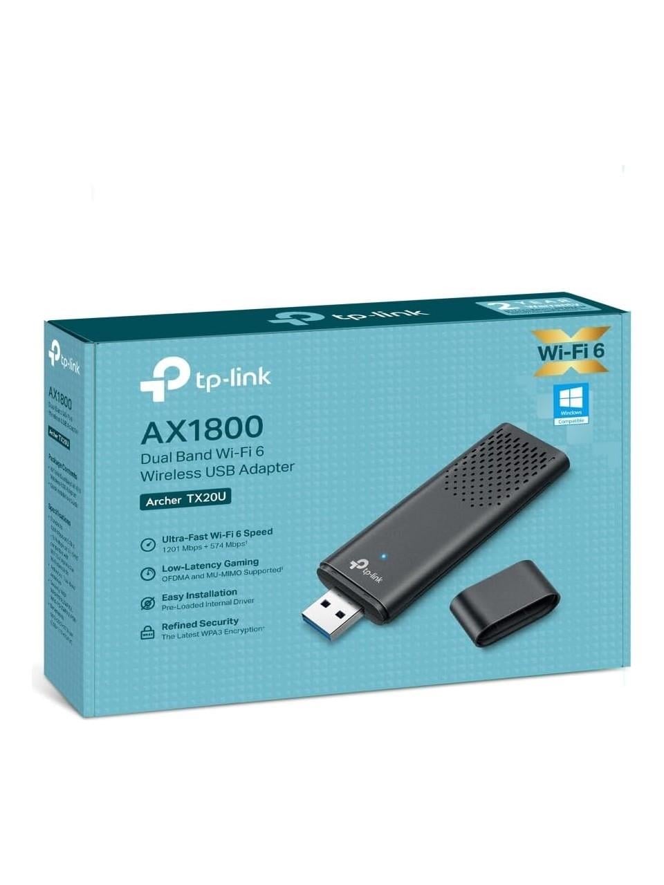TP-Link WiFi Stick 6 güçlü AX1800Mbps, Archer TX20U
