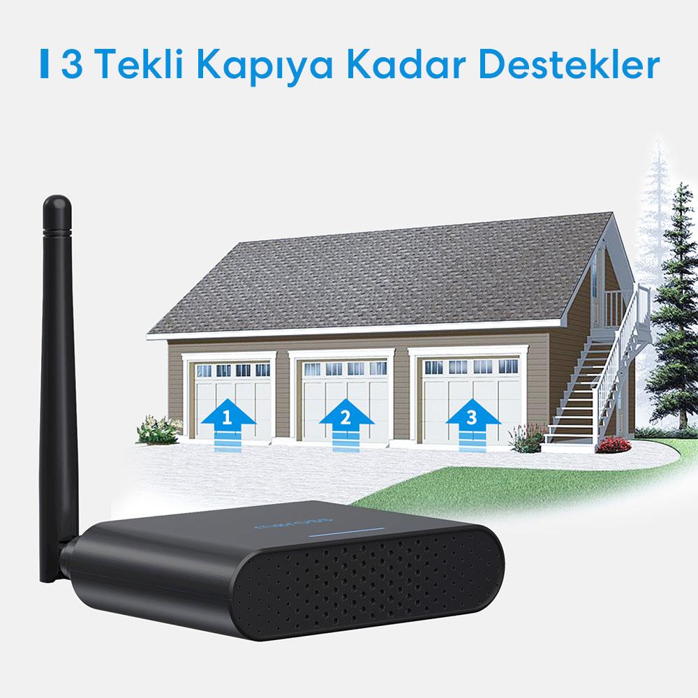 Meross Akıllı Çoklu Garaj Anahtarı 3 Kapı MSG200