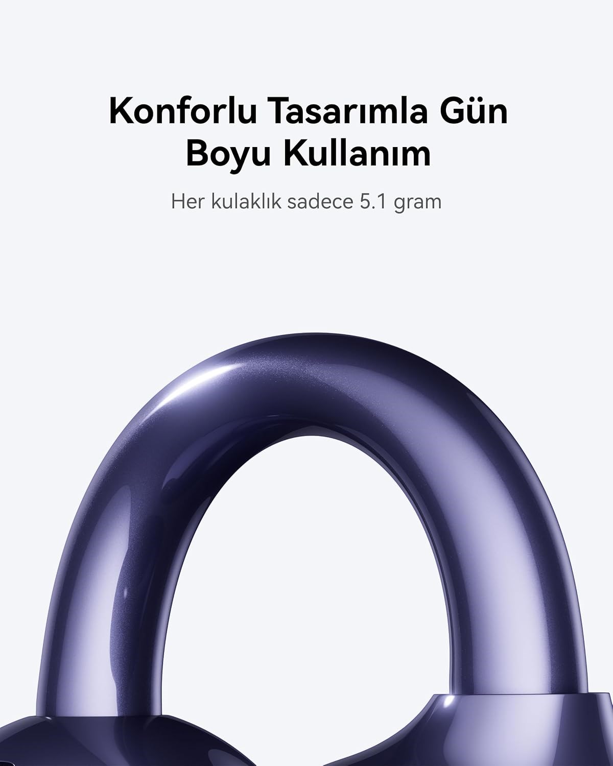 Huawei FreeClip 2 S Bluetooth Kulaklık, Mor