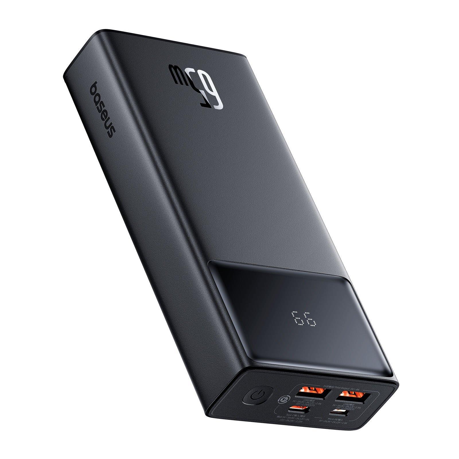 Baseus Star-Lord Overseas Edition 20.000 mAh Digital Display Powerbank 65W-Siyah