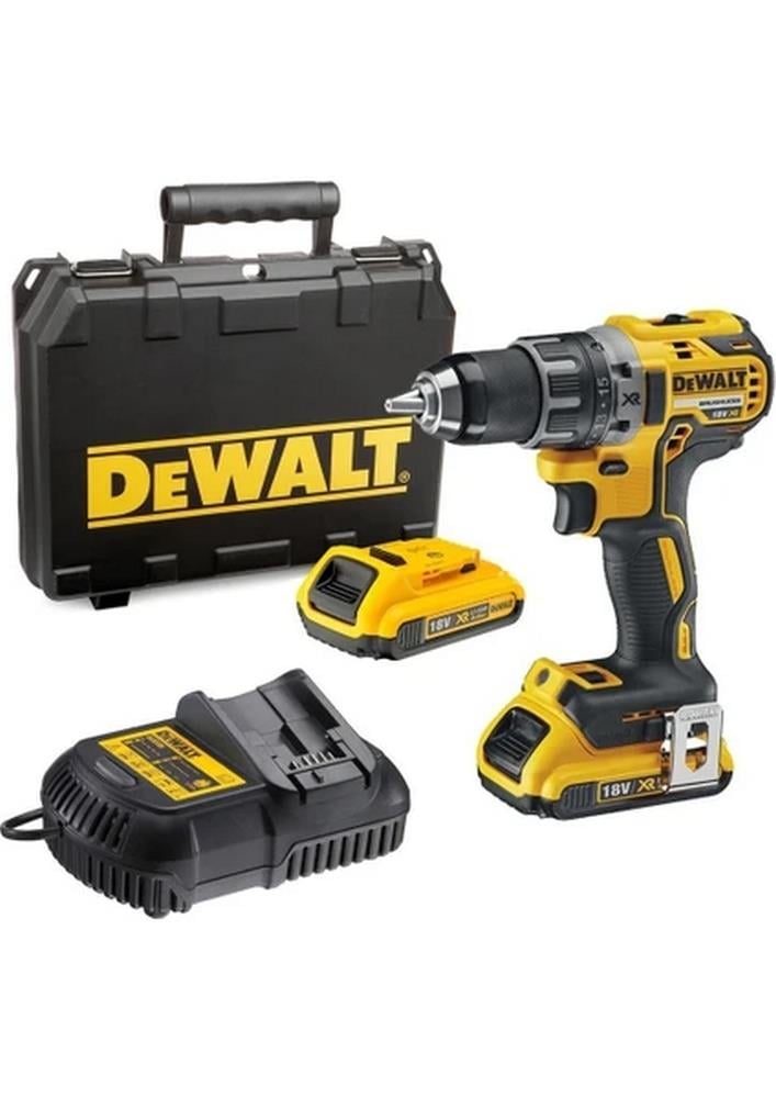 Dewalt DCD791D2-QW 18V/2.0Ah Li-ion Çift Akülü Kömürsüz Profesyonel Vidalama