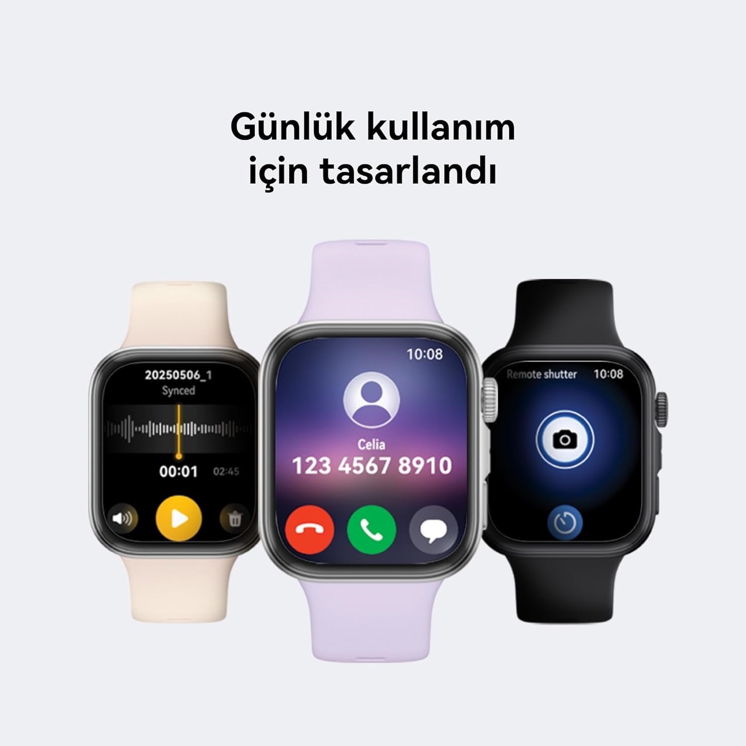 Huawei Watch Fit 4 Mor Akıllı Saat + Huawei SE 2 Kulaklık Hediyeli