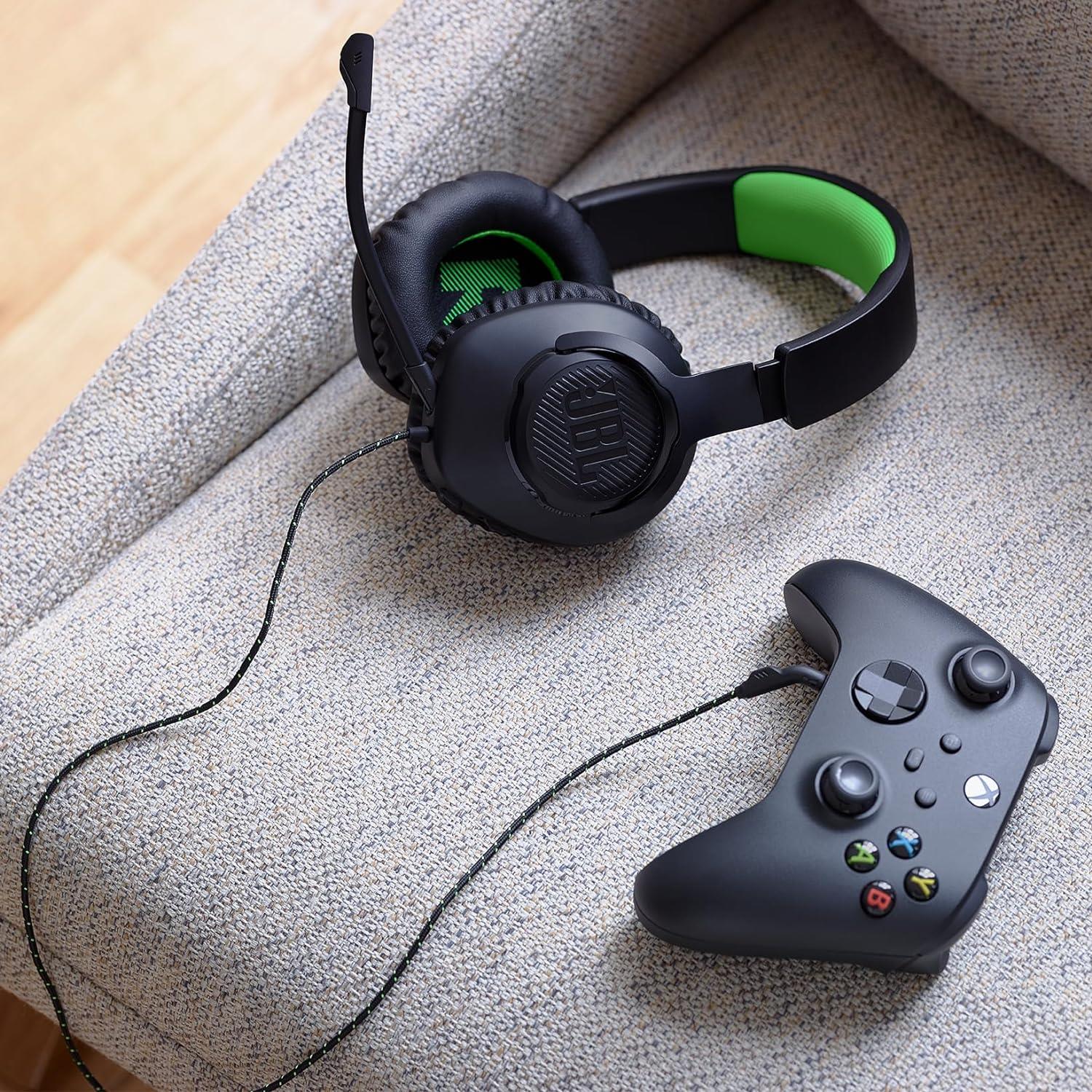 JBL Quantum 100 Xbox,Gaming Kulaklık,Siyah Yeşil