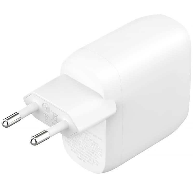 Belkin Boost Charge Çift USB-C  2x 30W USB-C PD 3.1 PPS 60W, Beyaz