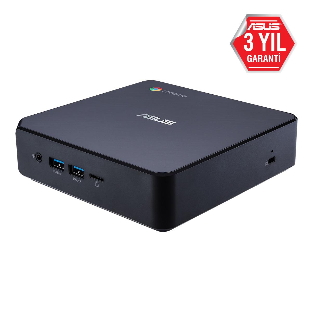 ASUS CHROMEBOX3-N7048U INTEL CORE I7-8550U 4GB RAM 32GB SSD CHROME OS MINI MASAUSTU PC
