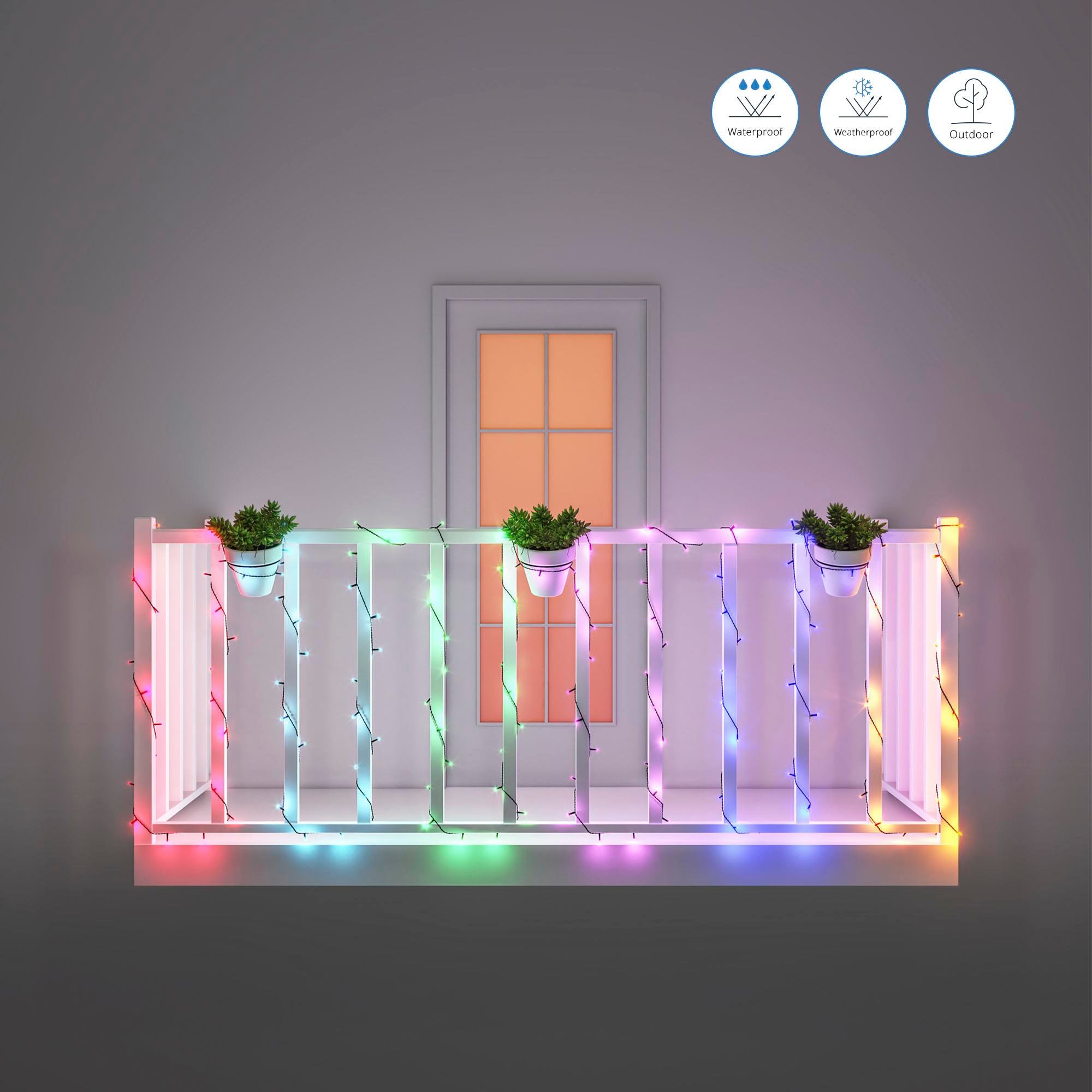 Wiz RGB Akıllı Süsleme Işıkları - Yılbaşı Işıkları 20 Metre