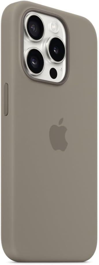 Apple iPhone 15 Pro MagSafe Silikon Kılıf Kil Rengi - MT1E3ZM/A

