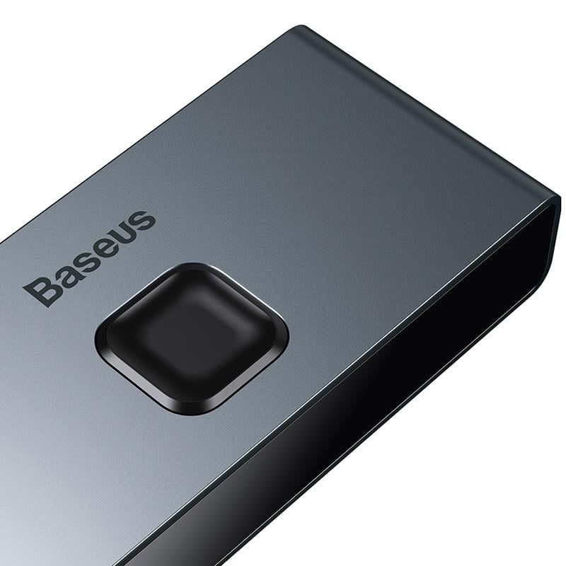 Baseus Matrix HDMI Switcher (2in1or 1in2) 4K 30Hz, Space Gray