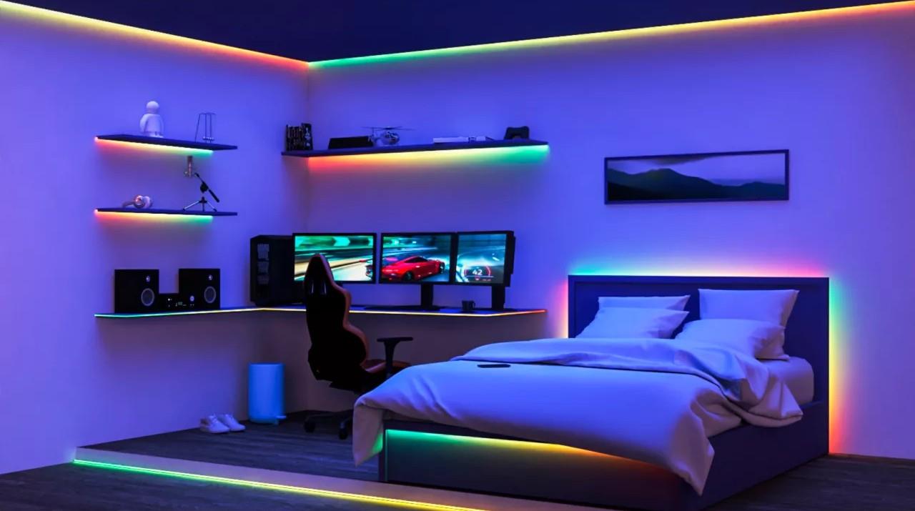 Wiz RGBIC 5 Metre Akıllı Led Şerit (16 Milyon Renk, Wi-Fi Kontrollü) - Google Home, Alexa and HomeKit
