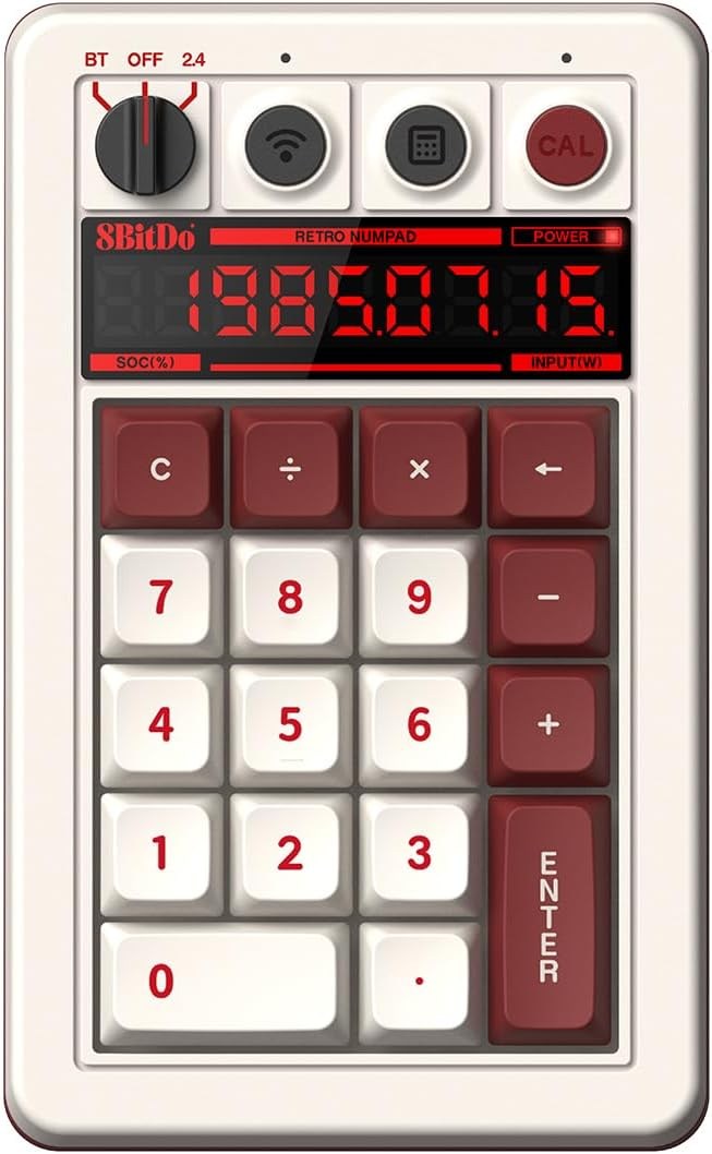 8BitDo Retro 18 Fami Edition Mekanik Numpad