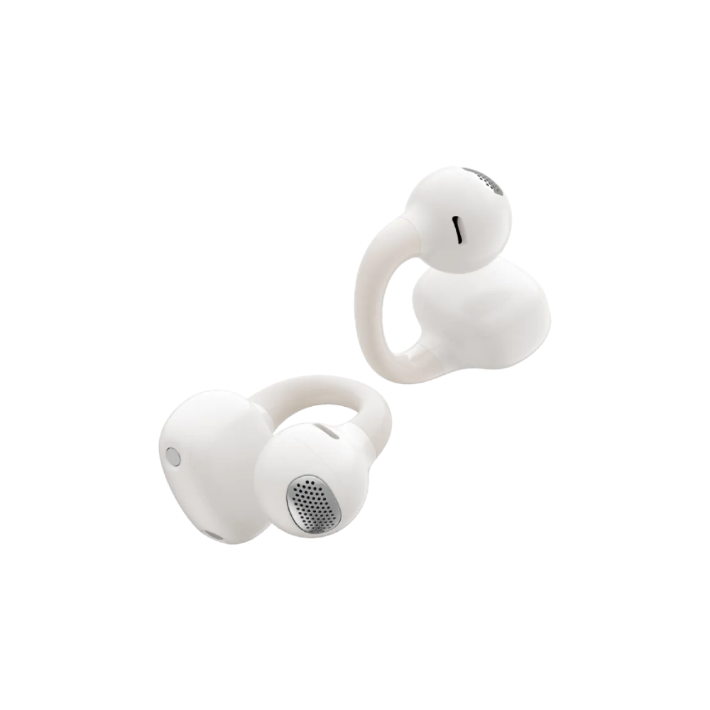 Edifier Comfo Q Bluetooth 5.4 OpenEar TWS Kablosuz Kulaklık – 32 Saat Pil, IP56, AI Çağrı Gürültü Azaltma - Beyaz