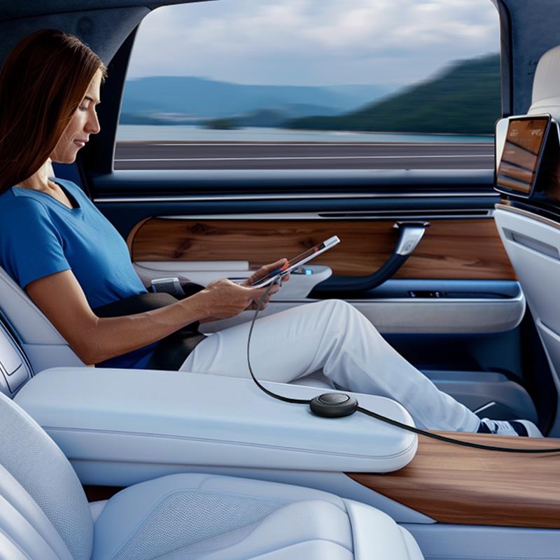 Baseus Free2Pull Mini Makaralı USB-C to USB-C 100W Hızlı Şarj ve Data Kablosu, Siyah