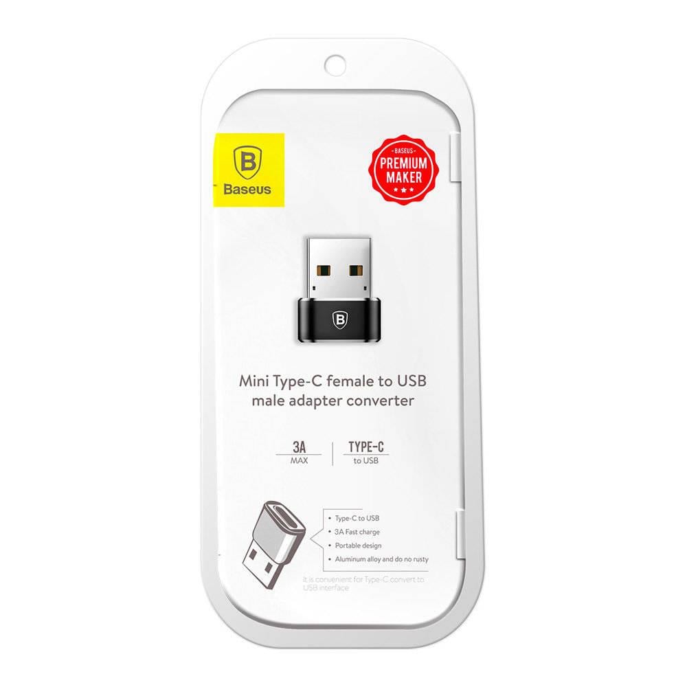 Baseus Mini USB-C to USB-A adapter 3A