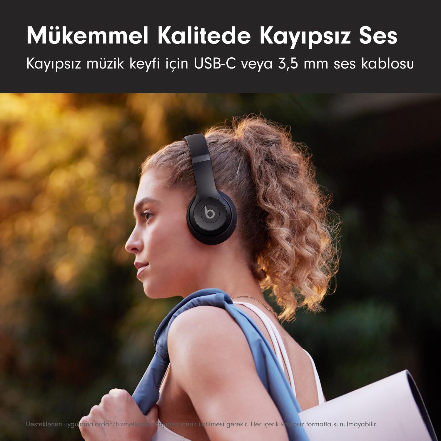 Beats Solo 4 Kulak Üstü Kablosuz Kulaklık - Mat Siyah