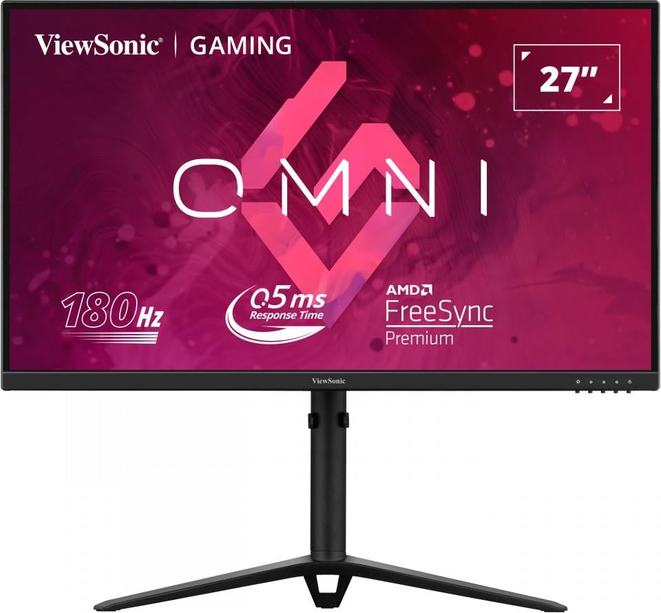 VIEWSONIC VX2728J GAMING MONITOR 27 0.5ms MPRT 165Hz IPS 1920x1080 FHD 250 HDMI DP 16:9 80M:1 16.7M HOPARLOR 3 KENAR CERCEVESIZ FREESYNV PREMIUM FLICKER FREE MAVI ISIK FILTRESI TILT YUKSEKLIK AYARI VESA