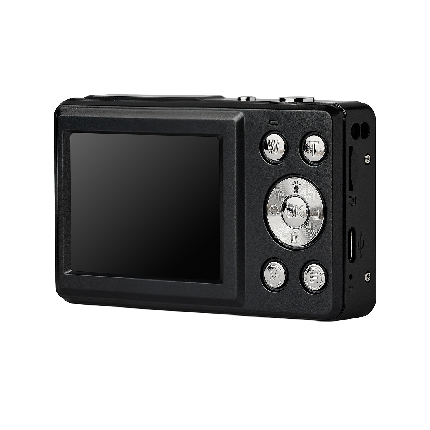 Acton Selfix Dijital Kompakt Fotoğraf Makinesi Retro Kamera - Siyah