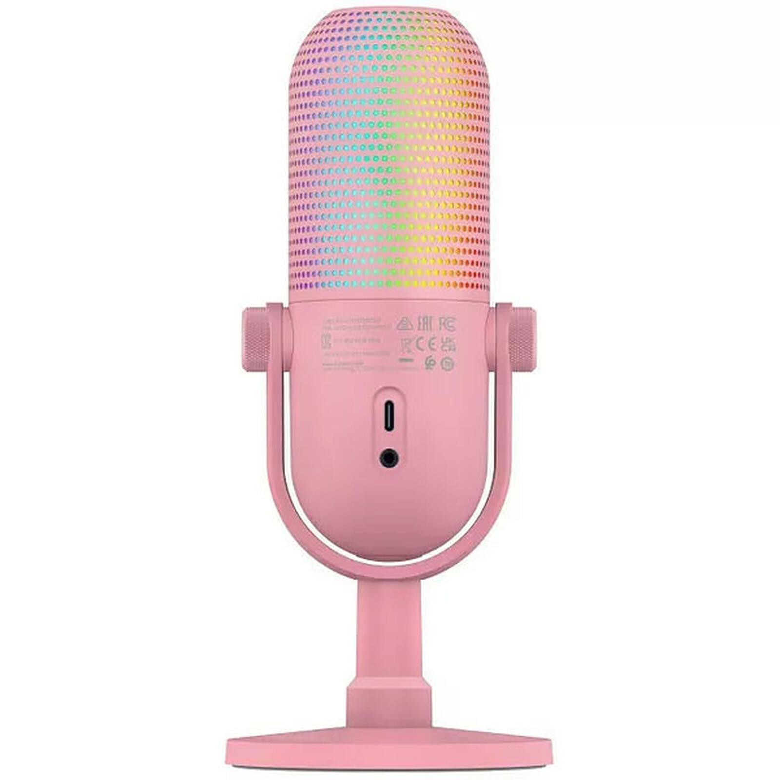 Razer Seiren V3 Chroma RGB Mikrofon Pembe RZ19-05060300-R3M1