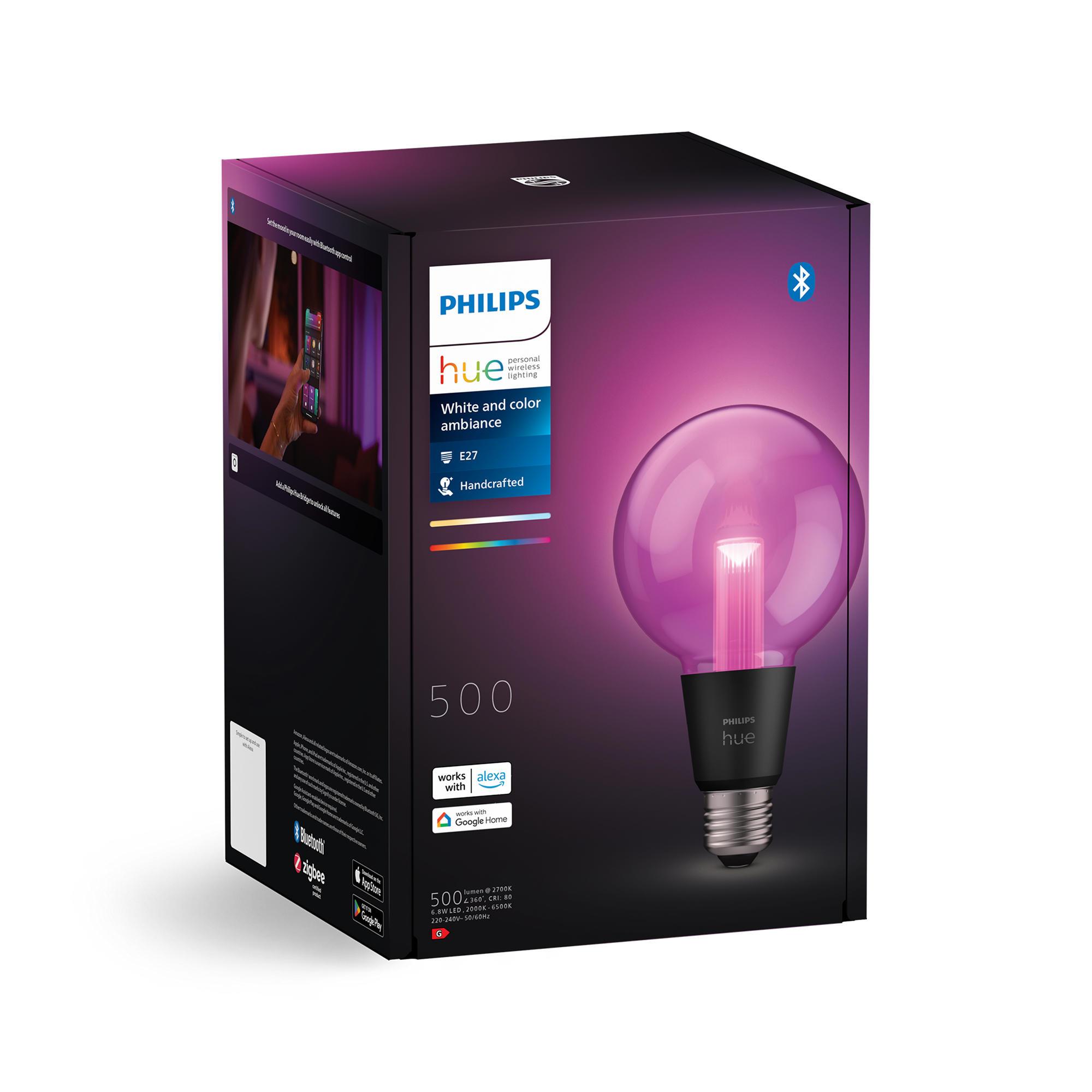 Philips Hue G95 E27 Renkli Akıllı Ampul