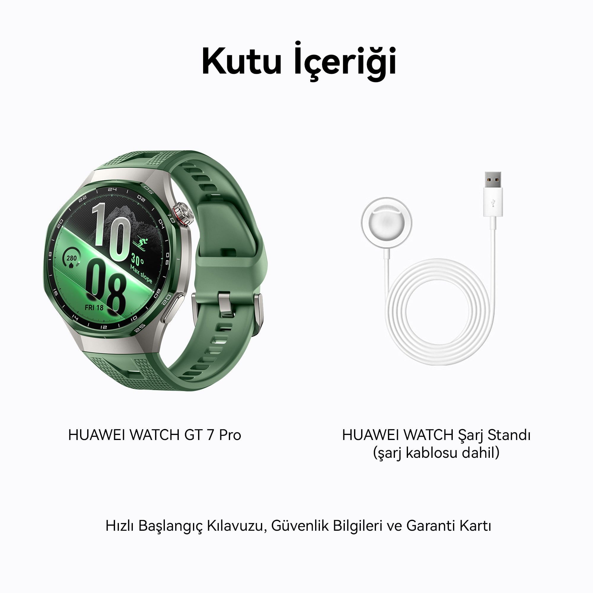 Huawei WATCH GT 7 Pro 46mm Akıllı Saat, Yeşil