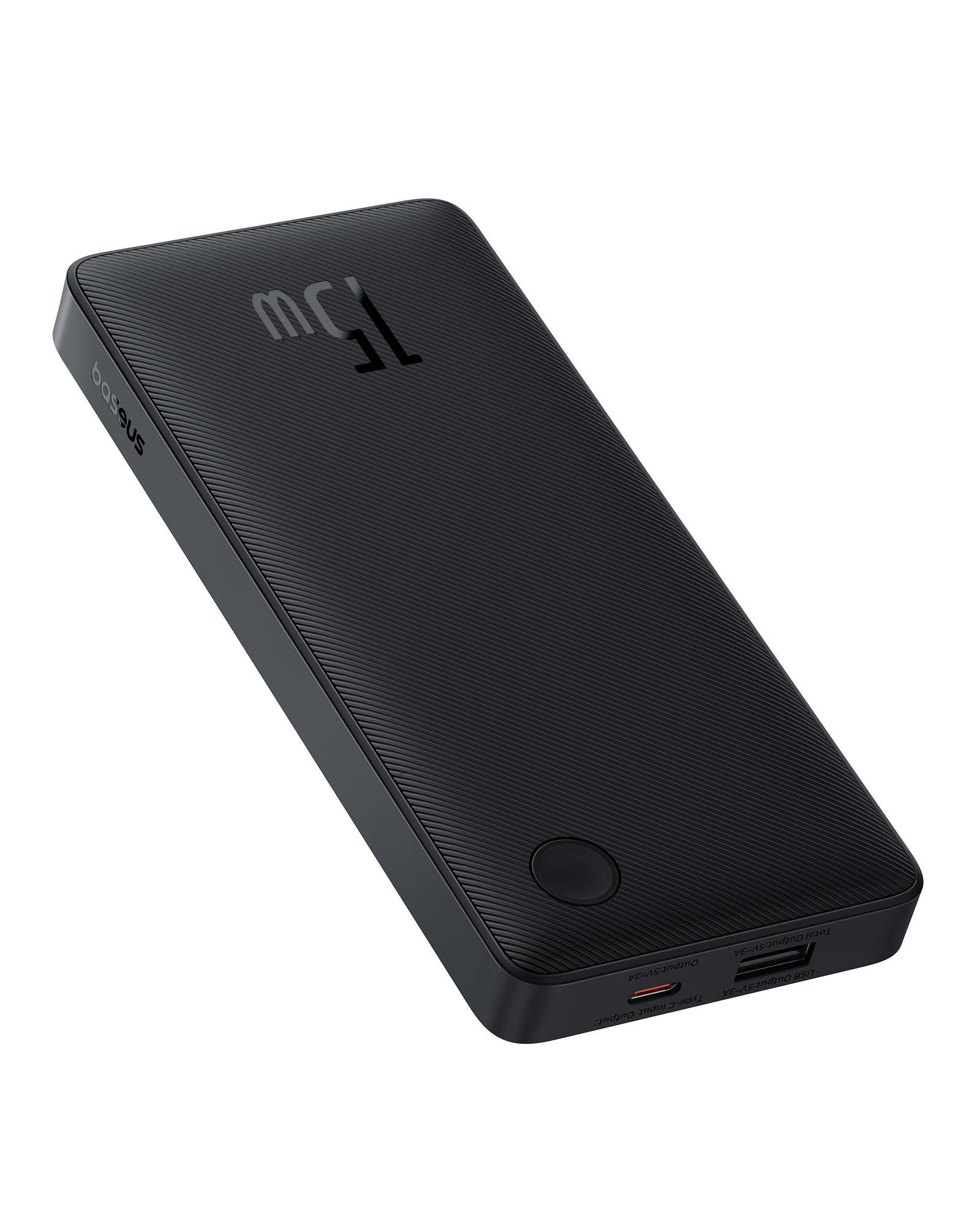 Baseus Airpow Lite Power 10.000mAh 15W Powerbank-Siyah