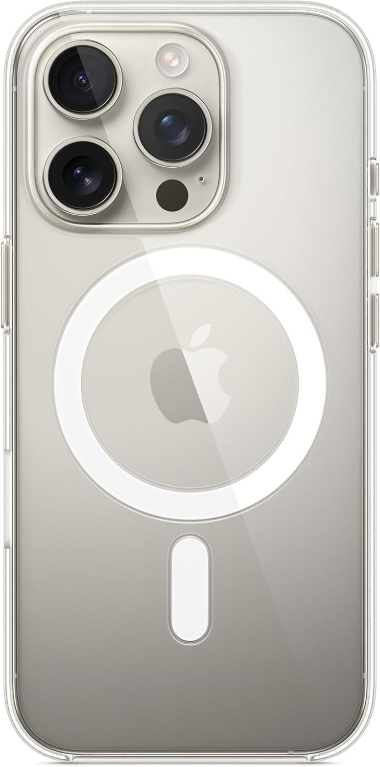 Apple iPhone 16 Pro için MagSafe özellikli Şeffaf Kılıf ​​​​​​​