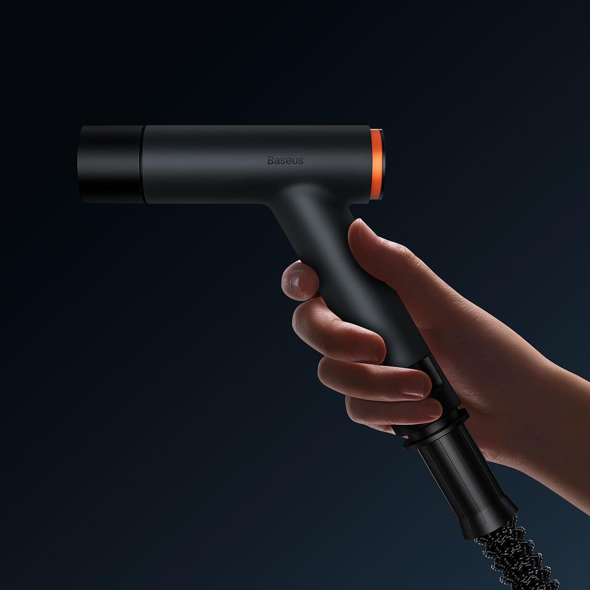  Baseus GF3 Oto/Bahçe Çok Fonksiyonlu Basınçlı Hortum Başlığı - Siyah