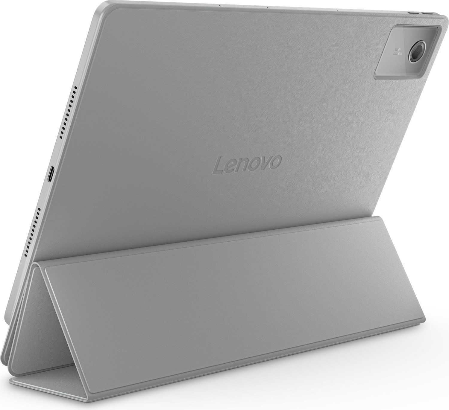 Lenovo Idea Tab Plus + Tab K12 (Zag7, Zagf, Zagg, Zagj - TB361FU, TB361ZU) Uyumlu Folio Case Tablet Kılıfı Bulut Gri ZG38C07413