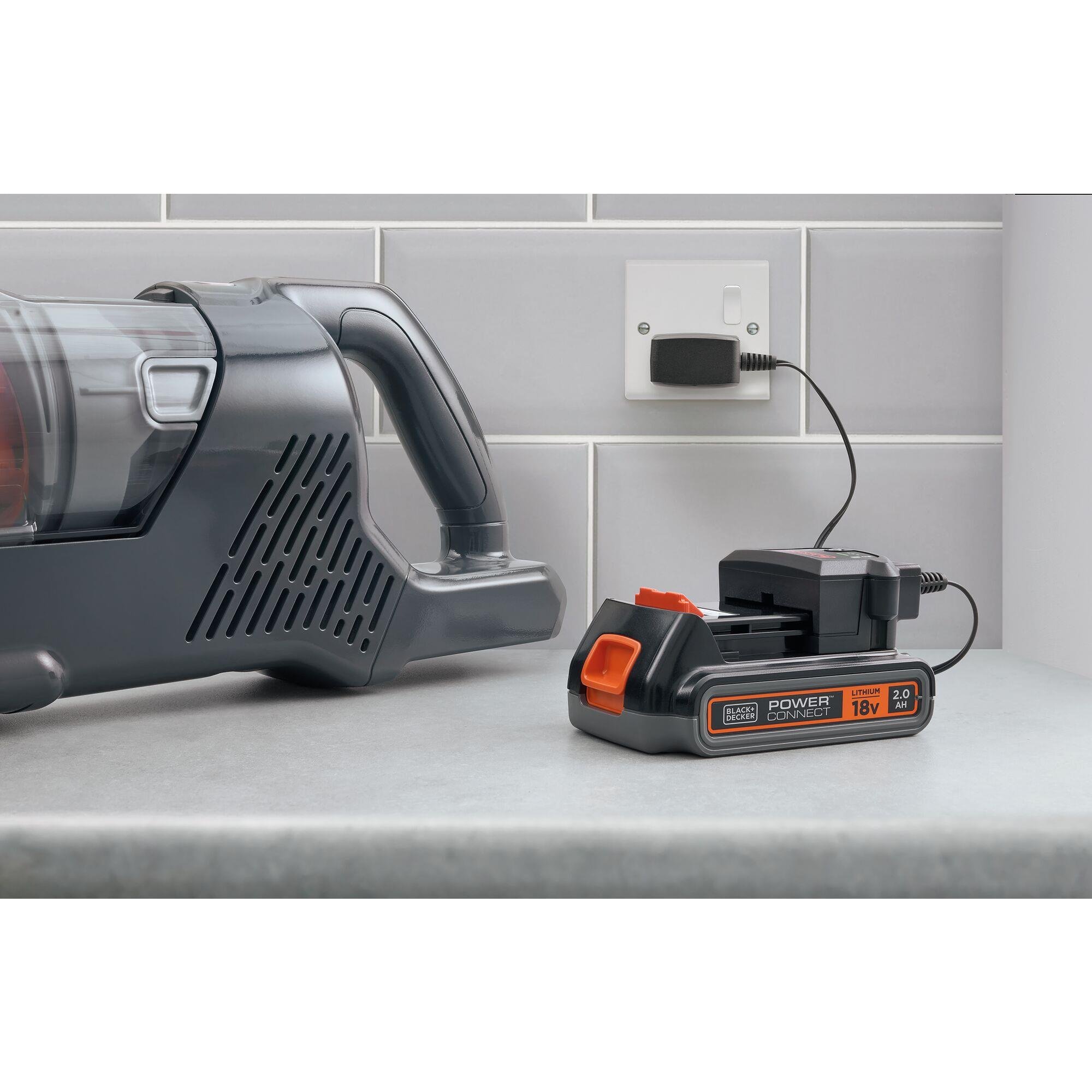 Black&Decker 18V Şarjlı Dikey Süpürge - BHFEA18D1-QW