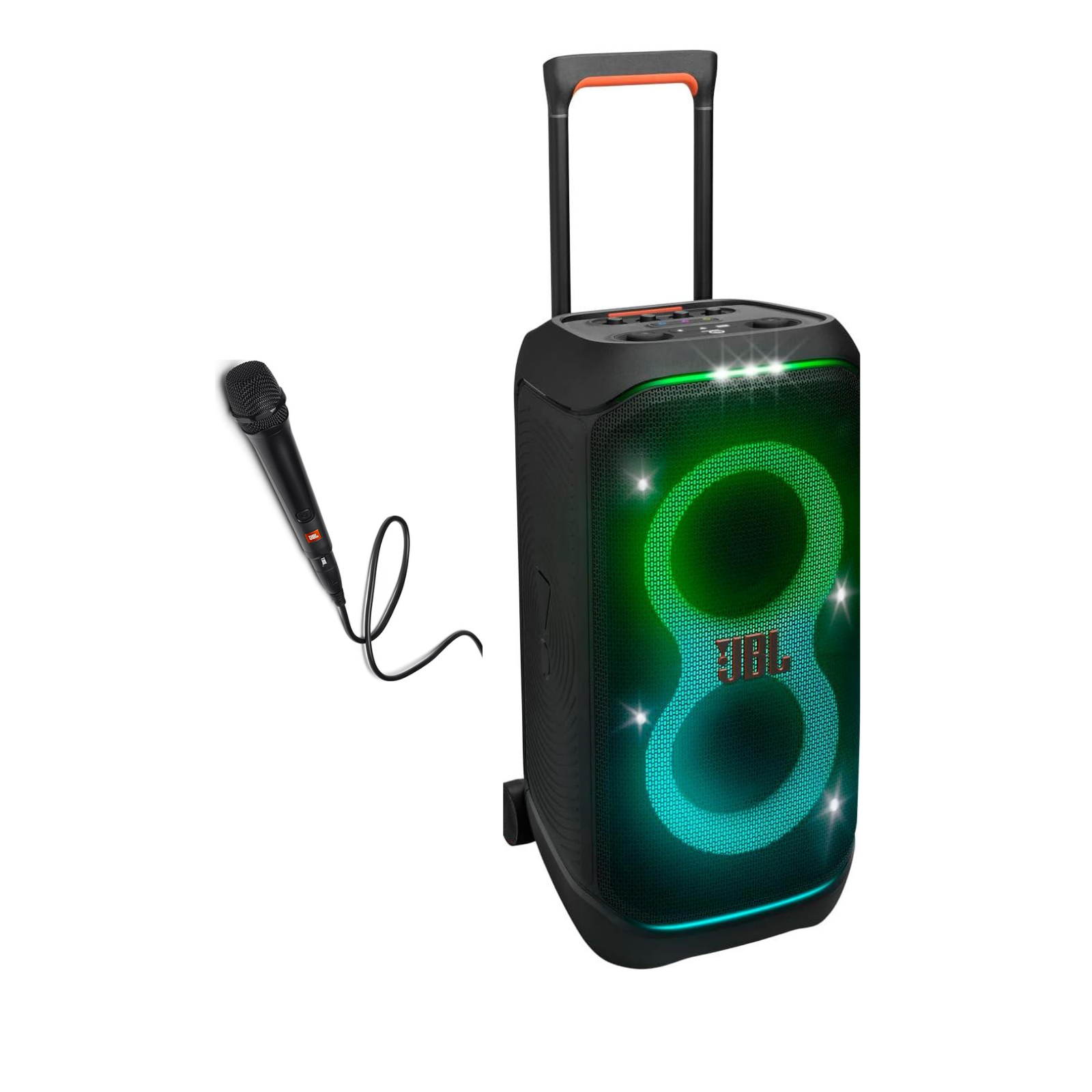 JBL Partybox Stage320 Bluetooth Hoparlör ve JBL Partybox Kablolu Mikrofon