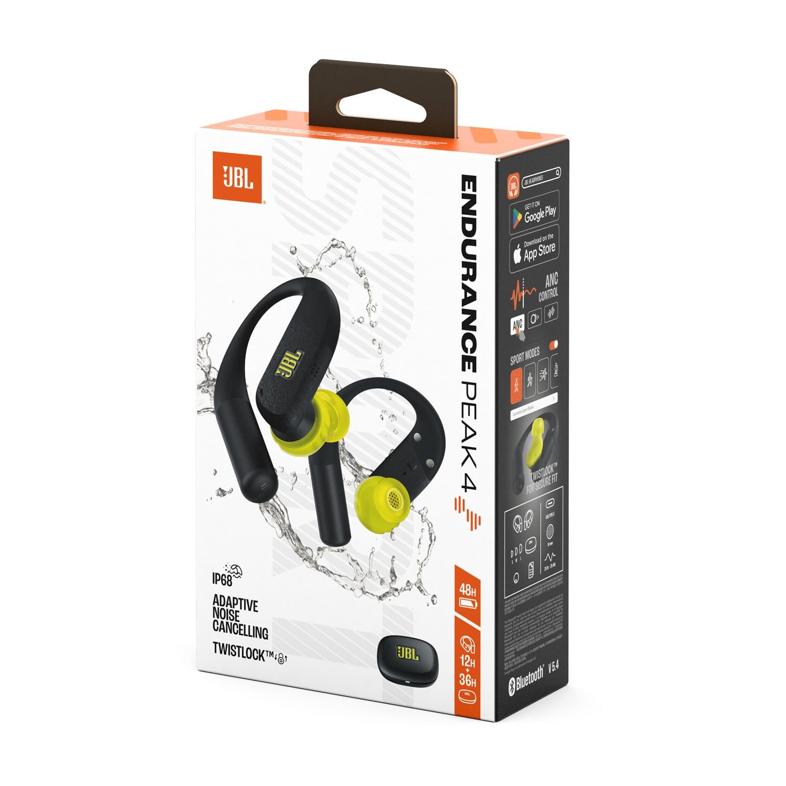 JBL Endurance PEAK4 True Wireless Kulaklık,Siyah Lime