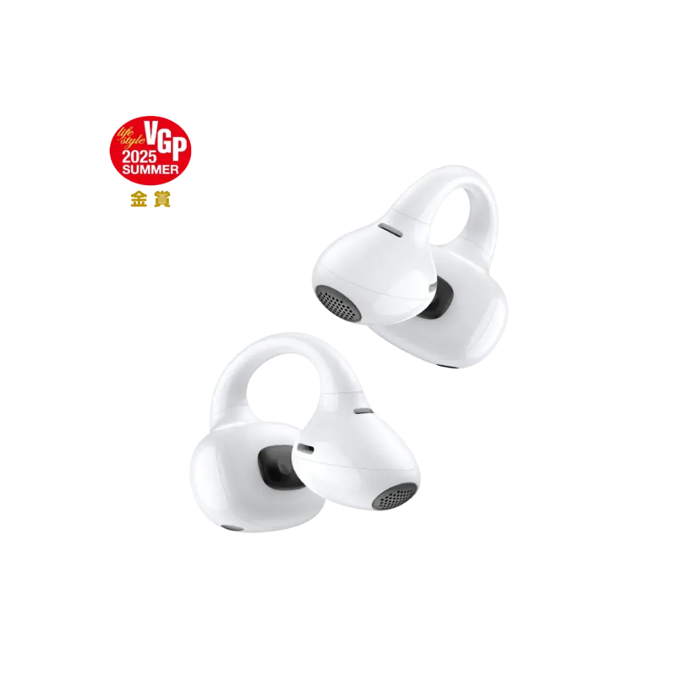 Edifier LolliClip Bluetooth 5.4 ANC Noise Cancelling OpenEar TWS Kablosuz Kulaklık – LDAC, Hi-Res Audio Wireless, 39 Saat Pil - Beyaz