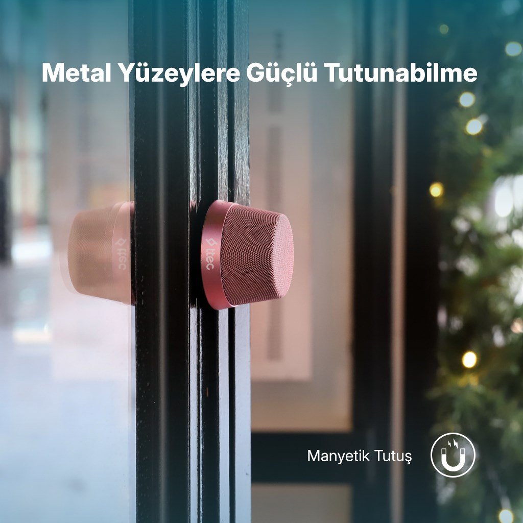 ttec Vox Mini M Magsafe Uyumlu 2'si 1 Arada Kablosuz Bluetooth Hoparlör, Lacivert
