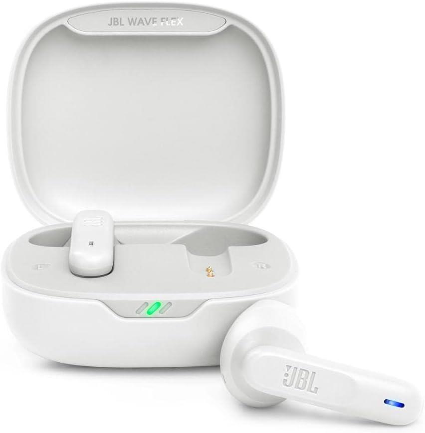 JBL Wave Flex Kablosuz Kulakiçi Kulaklık, Beyaz