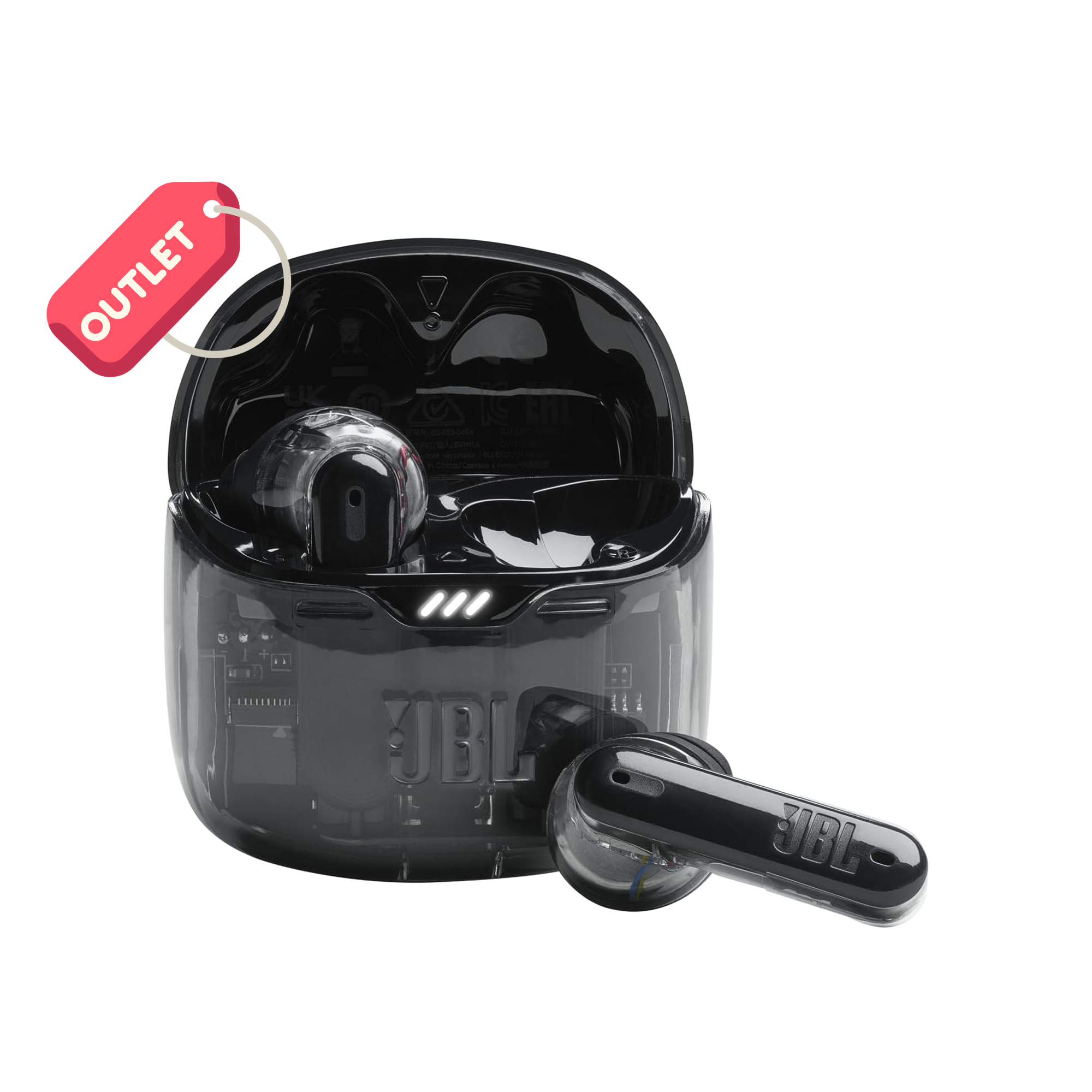 OUTLET JBL Tune FLEX NC Kulakiçi TWS Kulaklık, Ghost Siyah