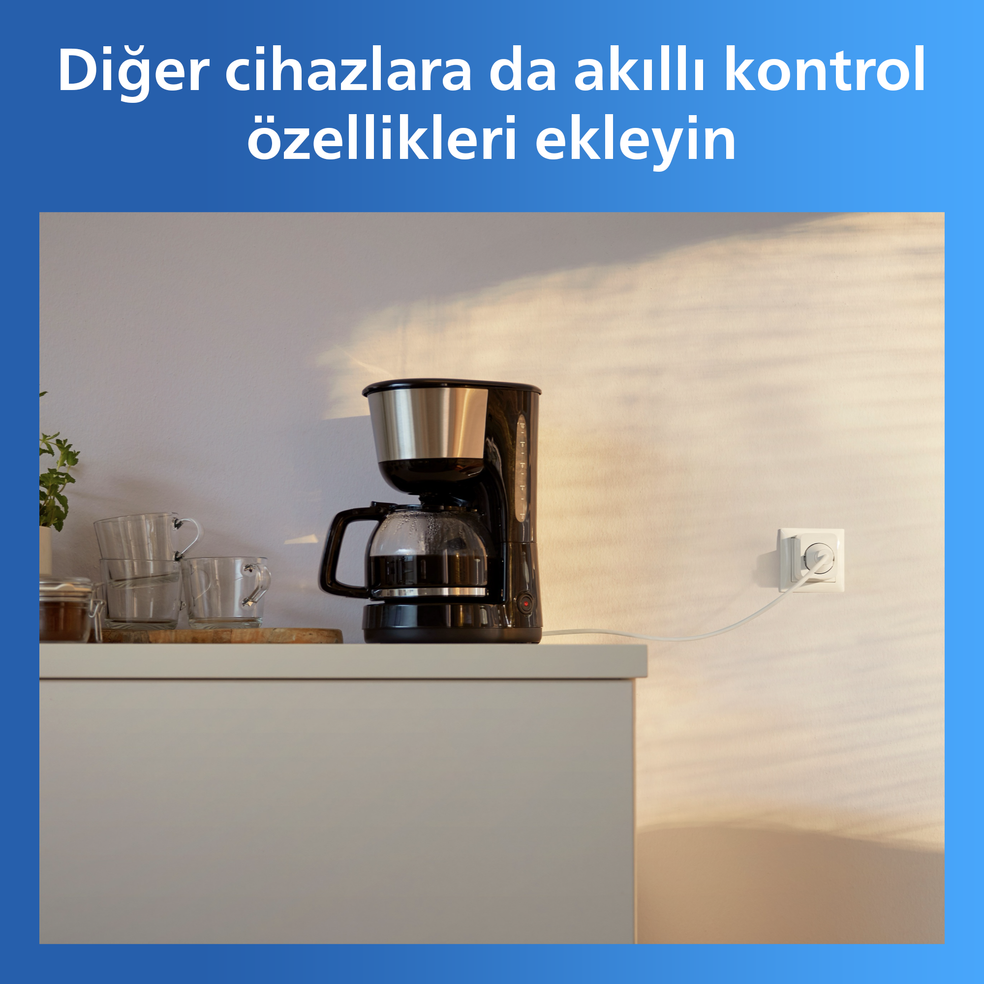 Philips Smart Lighting Akıllı Priz Matter (Type-F) - Google Home, Alexa, HomeKit ve Matter uyumlu