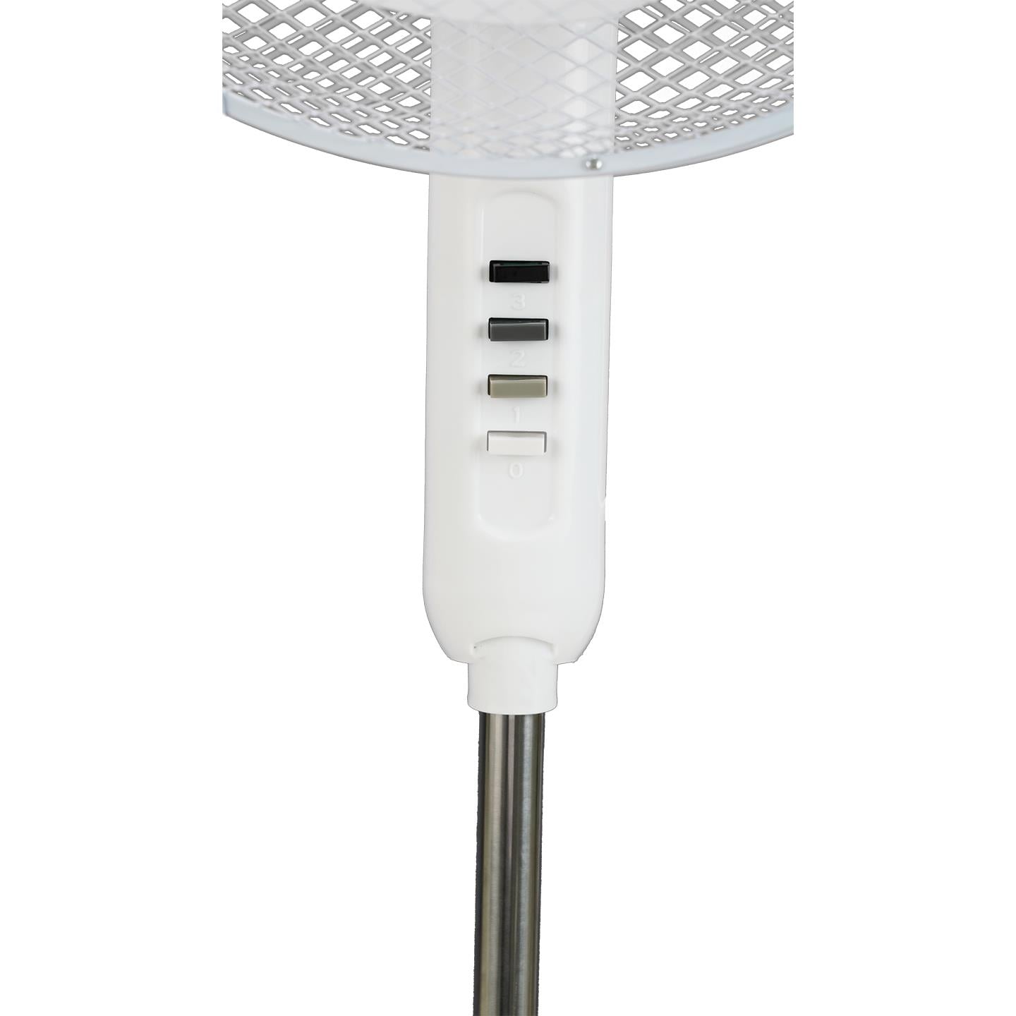 Everest FAN10 Ecowind Beyaz 16 Maks 45W 3 Kademe 1100RPM Metal Yıldız Ayak 3 Bıçaklı Vantilatör/ Pervanesi, Ev Tipi Vantilatör