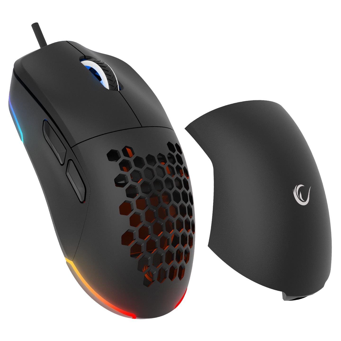Rampage BLINK Siyah 7 Makro Tuşlu RGB 12800 DPI Gaming Oyuncu Mouse
