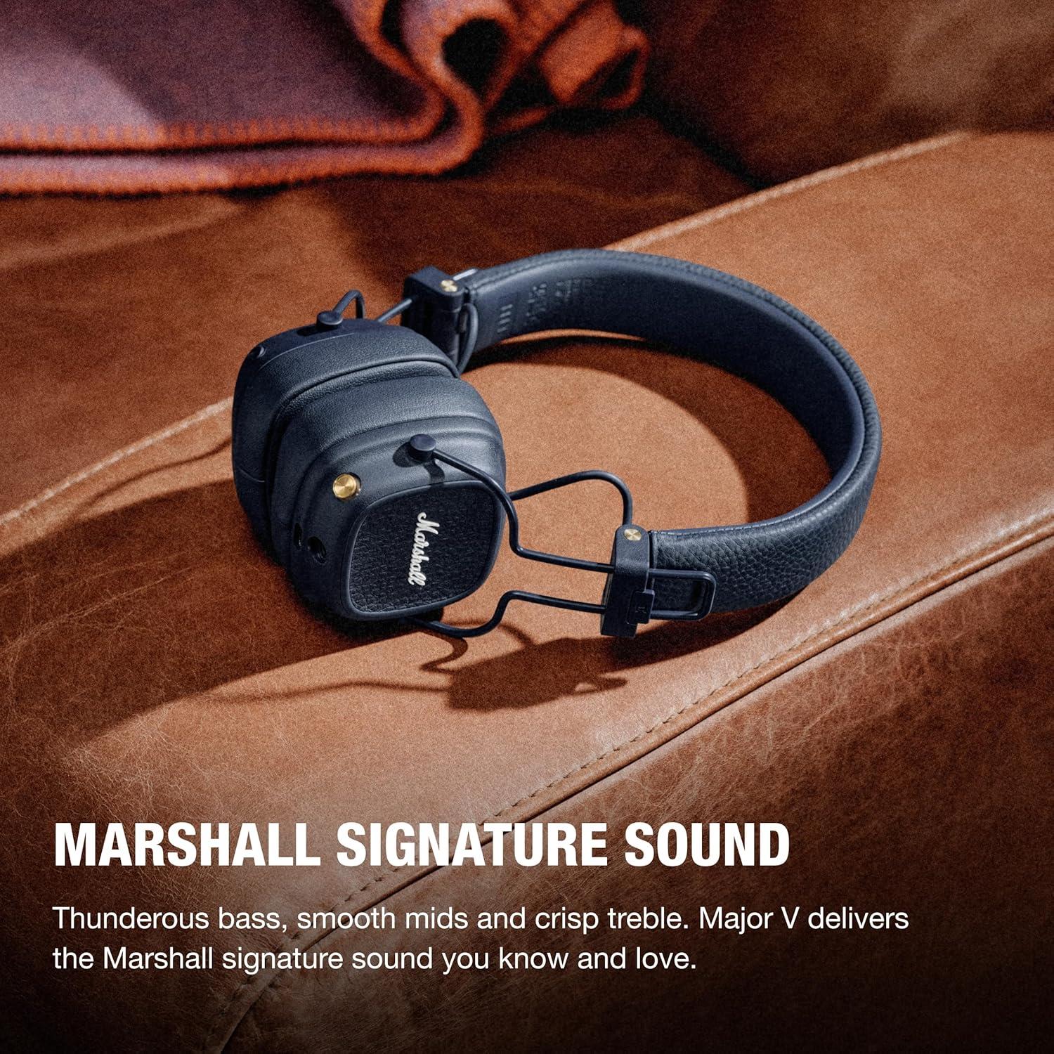 Marshall Major V Kulaküstü Bluetooth Kulaklık, Midnight Blue