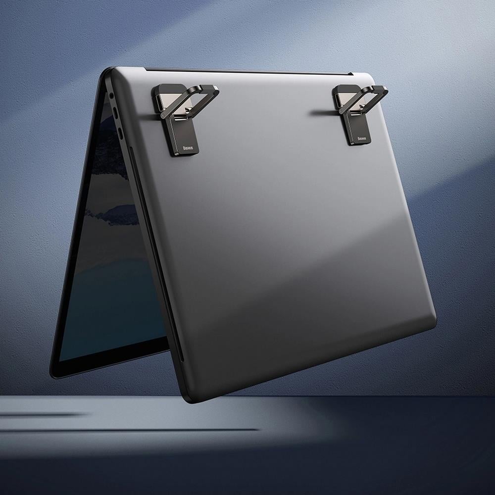 Baseus Katlanabilir Portatif Macbook Dizüstü Bilgisayar Laptop Stand Ayağı, Gri