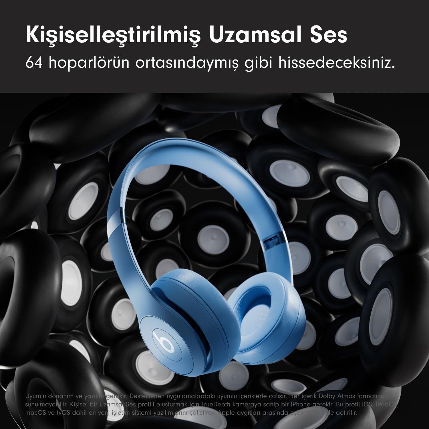 Beats Solo 4  Kablosuz Bluetooth Kulak Üstü Kulaklık - Arduvaz Mavisi